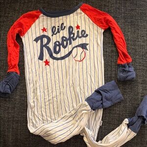 Little Sleepies Lil Rookie Crescent Zippy